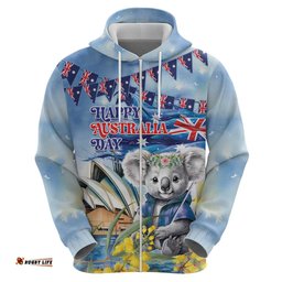 koala australia day hoodie proud aussie sydney opera house