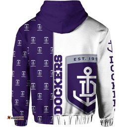 fremantle football zip up and pullover hoodie dockers simple style