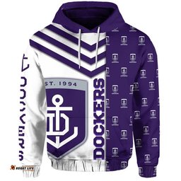 fremantle football zip up and pullover hoodie dockers simple style
