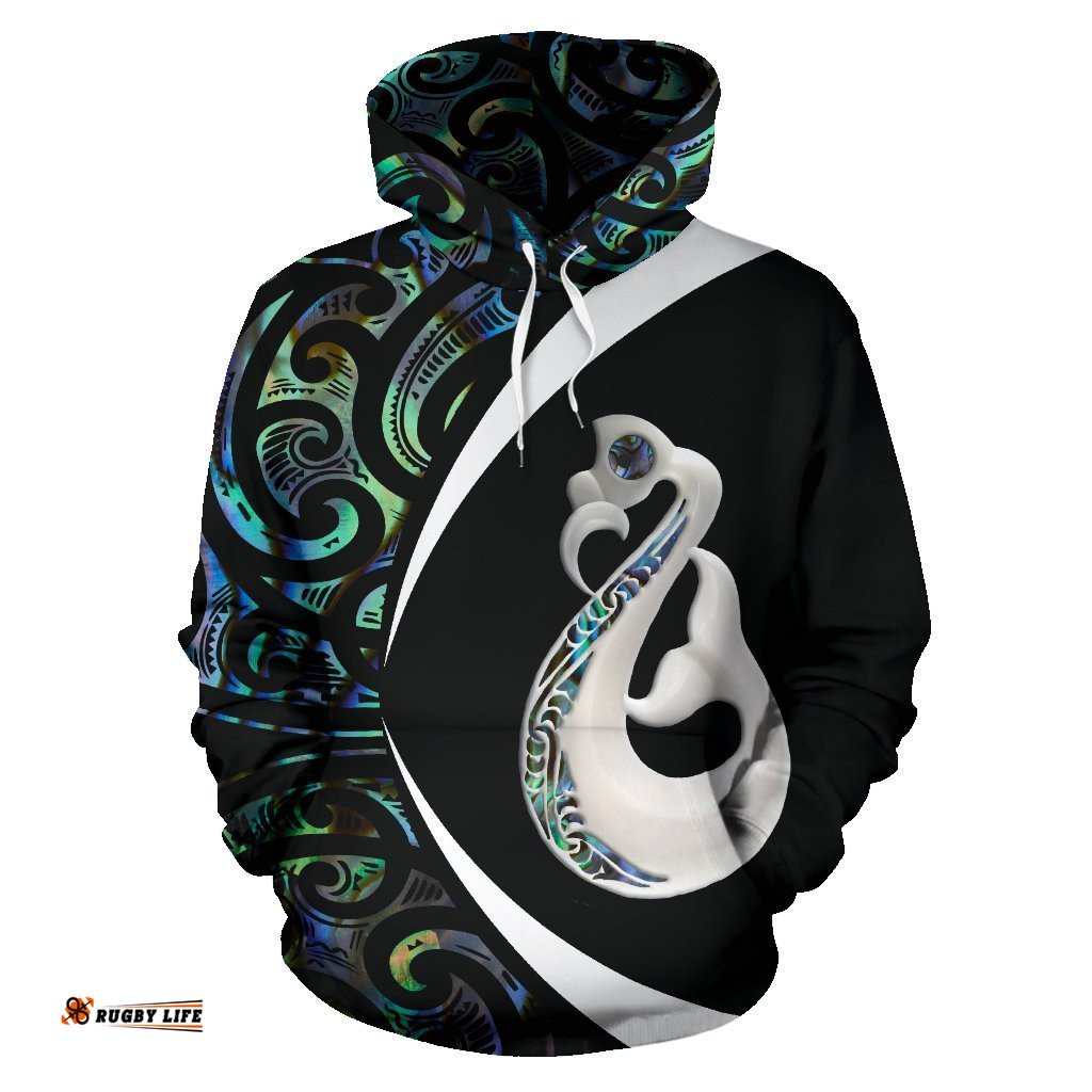 maori manaia paua shell hoodie aotearoa circle style j95 merchize