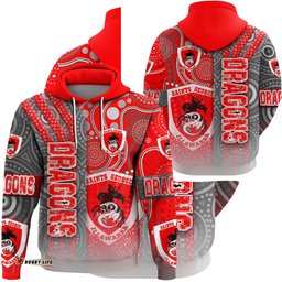 clothing st george illawarra dragons sporty style hoodie
