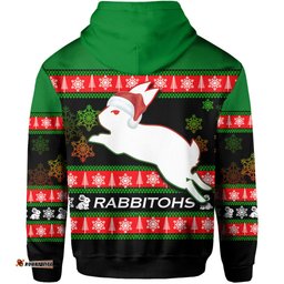 south sydney rabbitohs hoodie christmas color 1
