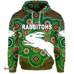 south sydney rabbitohs hoodie indigenous vibes green