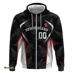 custom new zealand silver fern softball hoodie go aotearoa