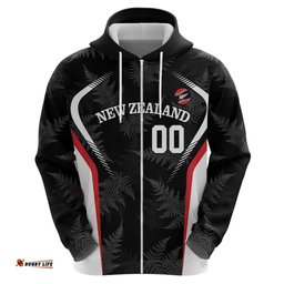 custom new zealand silver fern softball hoodie go aotearoa