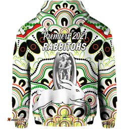 south sydney rabbitohs hoodie indigenous premiers trophy white