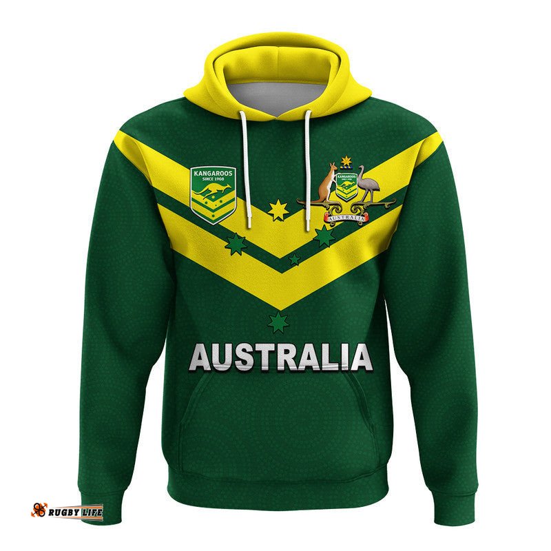 custom personalised and number australia hoodie rugby world cup