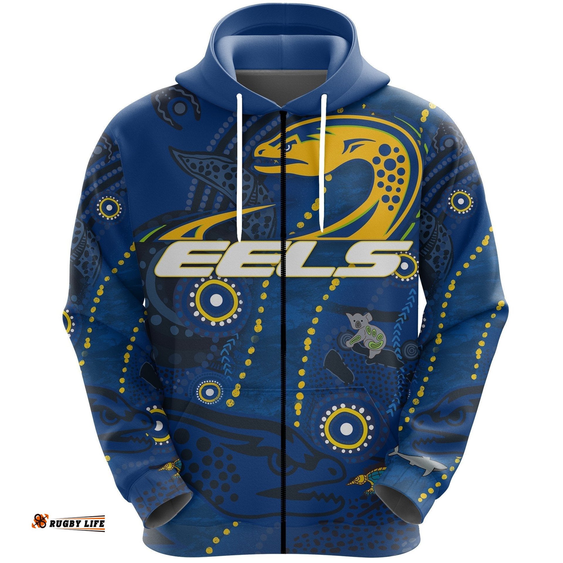 eels indigenous zip hoodie