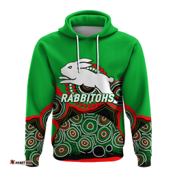 rabbitohs rugby aboriginal art hoodie 07