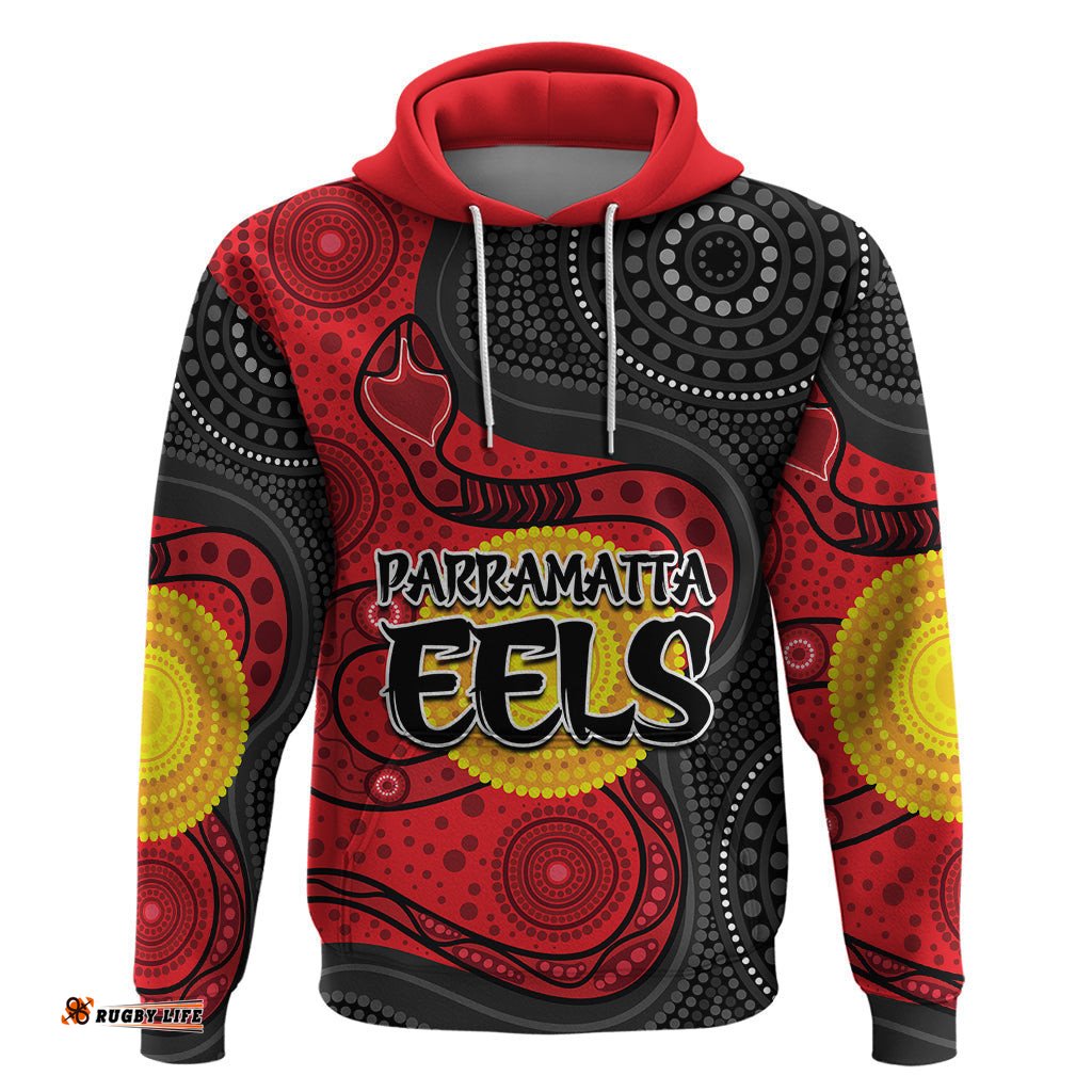 parramatta eels hoodie simple aboriginal