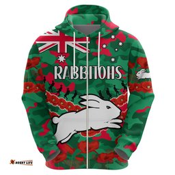 rabbitohs rugby anzac hoodie lest we forget 05