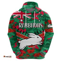 rabbitohs rugby anzac hoodie lest we forget 05
