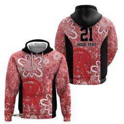 australian renegades cricket custom hoodie minimalism aboriginal