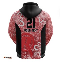 australian renegades cricket custom hoodie minimalism aboriginal