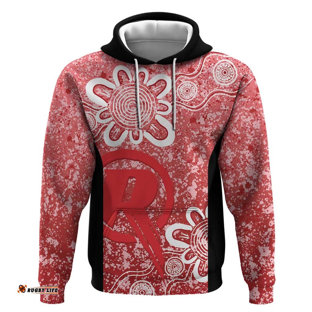 australian renegades cricket custom hoodie minimalism aboriginal