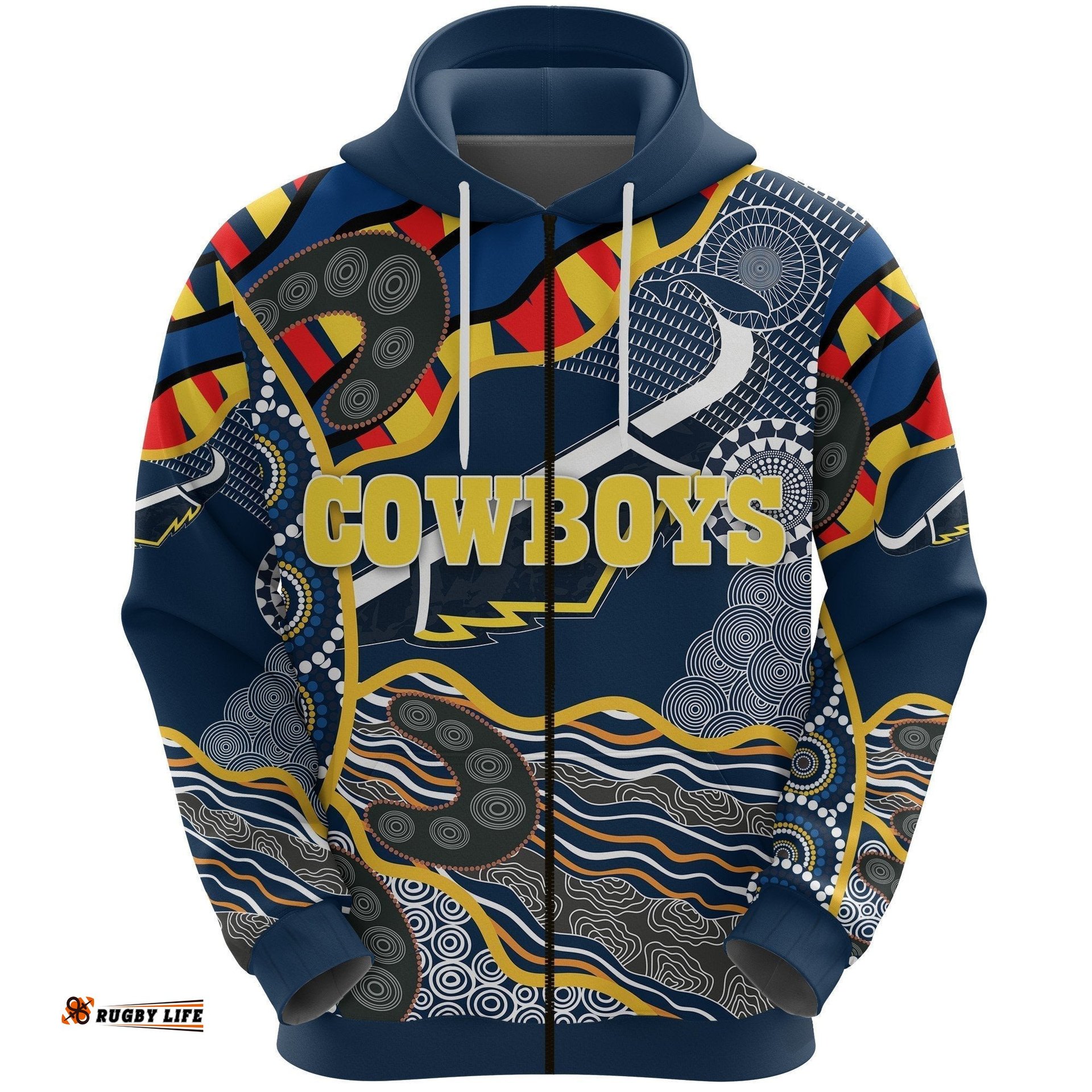 cowboys zip hoodie unique indigenous