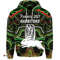 south sydney rabbitohs hoodie indigenous premiers trophy black