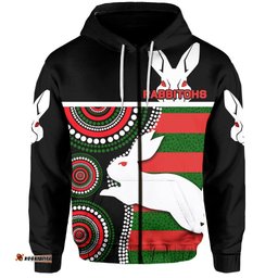 rabbitohs zip hoodie indigenous