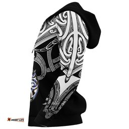 maori tattoo hoodie hei matau abalone white