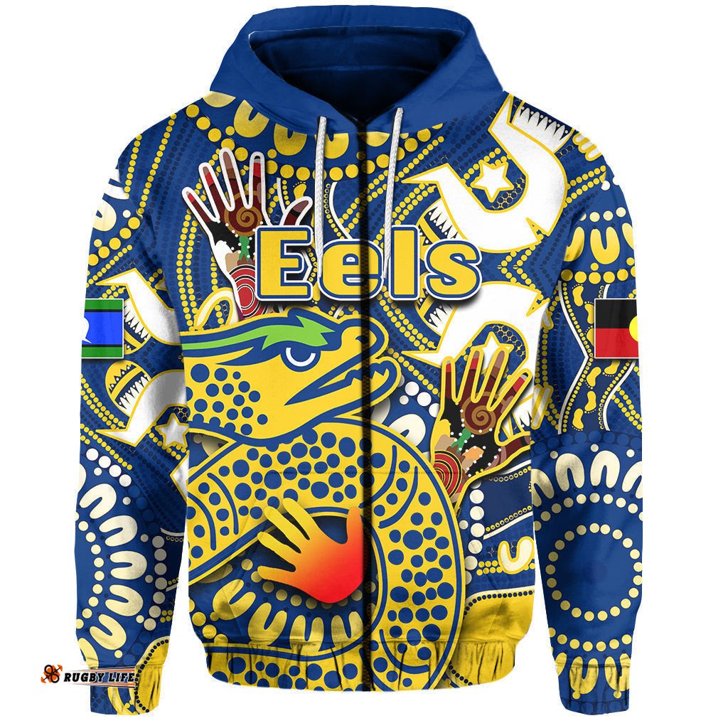 naidoc parramatta eels zip hoodie naidoc patterns