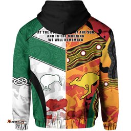 australian and new zealand anzac hoodie camouflage indigenous