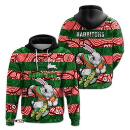 rabbitohs rugby the bunnies aboriginal hoodie