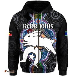 rabbitoths naidoc week zip up and pullover hoodie indigenous