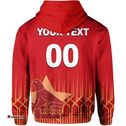 custom personalised and number zimbabwe cricket mens t20 world cup hoodie