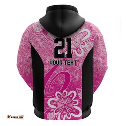 australian sixers cricket custom hoodie minimalism aboriginal
