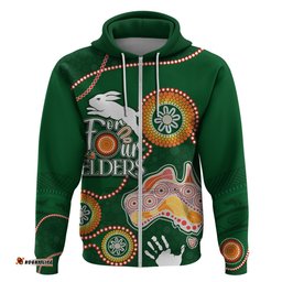 personalised naidoc week nrl rabbitohs for our elders hoodie