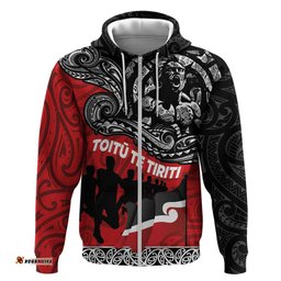 aotearoa toitu te tiriti hoodie honoring te tiriti o waitangi maori haka