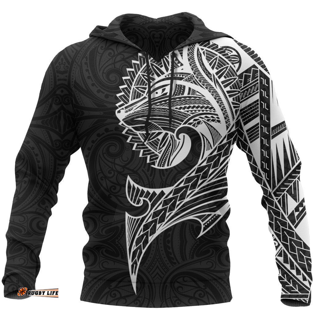 new zealand maori hoodie wolf tattoo pullover hoodie