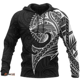 new zealand maori hoodie wolf tattoo pullover hoodie