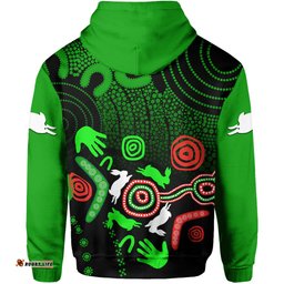 south sydney rabbitohs indigenous zip hoodie no2