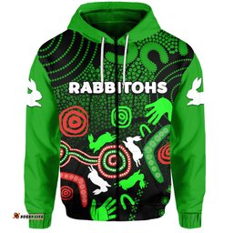 south sydney rabbitohs indigenous zip hoodie no2