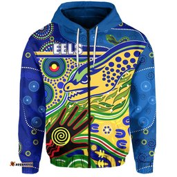 eels naidoc special zip hoodie