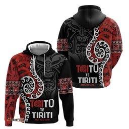 honour the treaty new zealand hoodie toitu te tiriti akeakeake