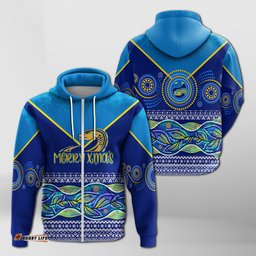 indigenous xmas parra eels aboriginal winter theme zip hoodie