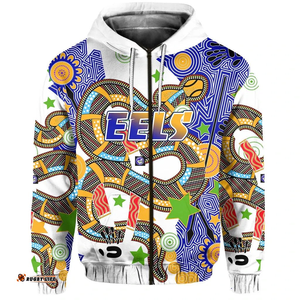 eels indigenous zip hoodie mix star
