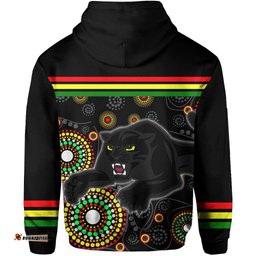 panthers zip hoodie aboriginal patterns