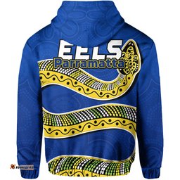 eels rugby hoodie aboriginal art simple style