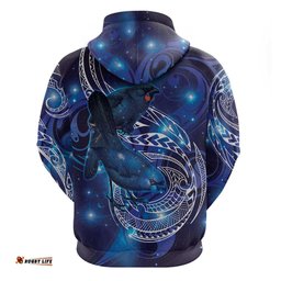 north island kokako and south island kokako hoodie new zealand native bird with galaxy vibe