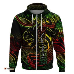 custom panthers nrl hoodie aboriginal founded 1966