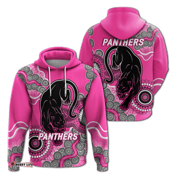 panthers rugby aboriginal art hoodie