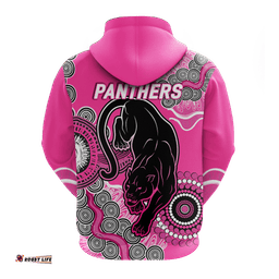 panthers rugby aboriginal art hoodie