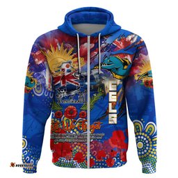 personalised australia rugby eels anzac hoodie parramatta scratch style