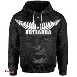 new zealand rugby the haka tatto face hoodie