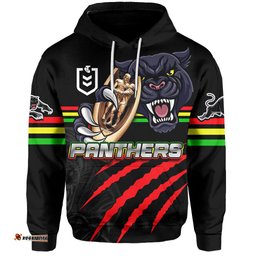 panthers rugby hoodie premiers black vibe