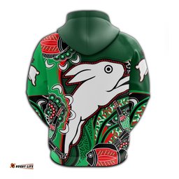 rabbitohs zip hoodie indigenous survival world