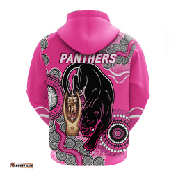 panthers rugby premiers aboriginal art hoodie